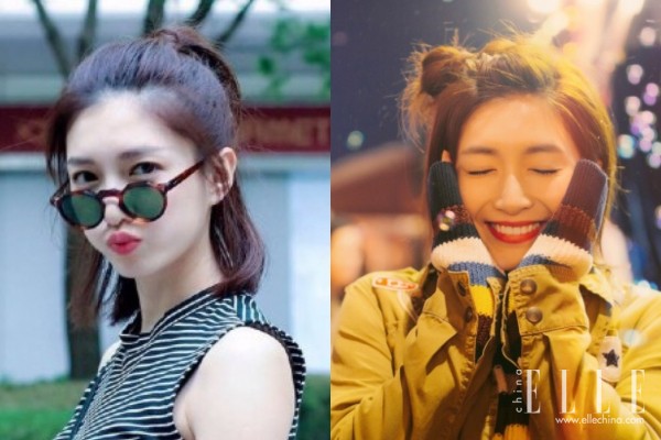 冲天辫小可爱,冲天小发髻