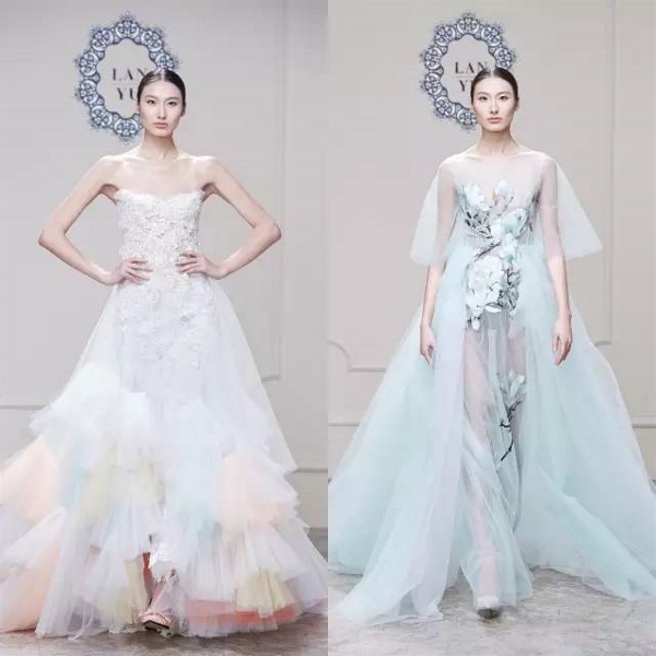 兰玉设计了哪些明星婚纱,为明星设计礼服