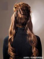 简单新手卷发教程,简单长直发盘发新手教程