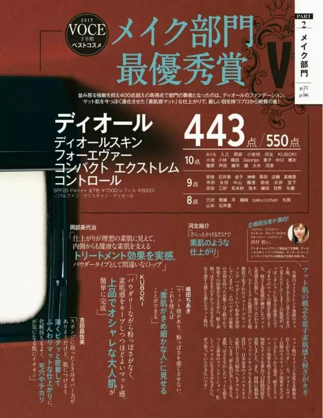 cosme大赏2017获奖单品,cosme殿堂大赏2020