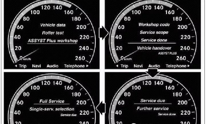 奔驰保养灯归零方法,奔驰e300l保养灯归零视频
