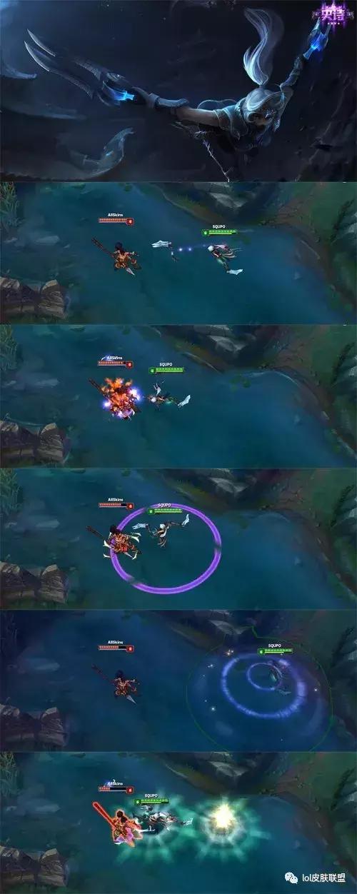 lol皮肤手感鉴赏,lol手游阿卡丽铁血女忍皮肤展示