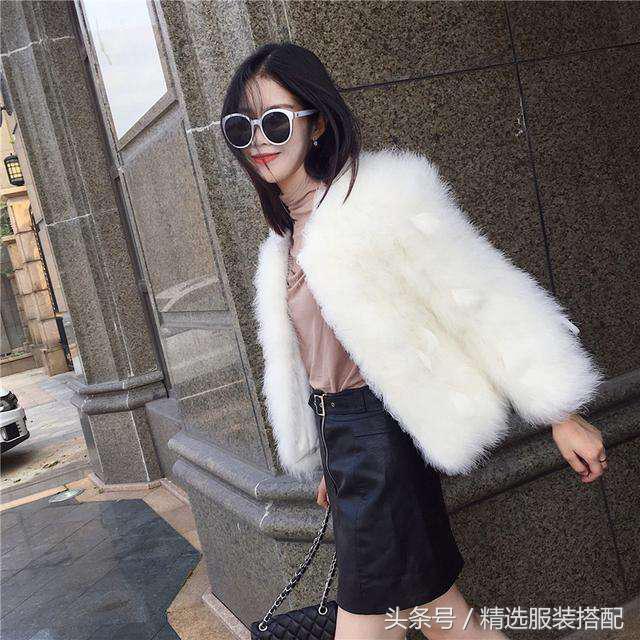 秋冬保暖和贵气皮草穿搭,时尚皮草潮流穿搭皮毛一体