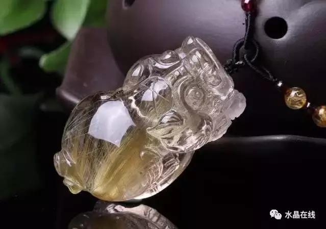 金发晶和钛晶貔貅,为什么大家都喜欢貔貅饰品