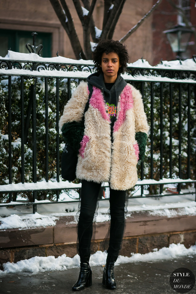 皮草怎么穿不臃肿,皮草穿得臃肿