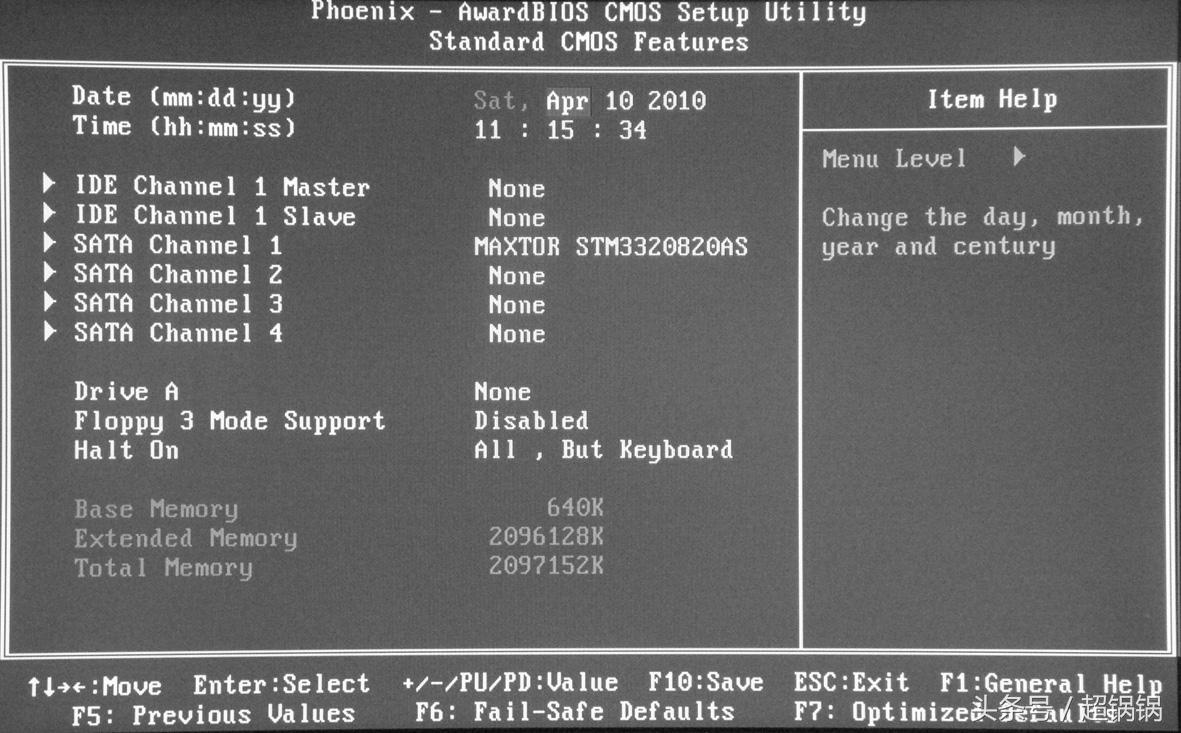 电脑老版本bios详解,bios系统设置教程