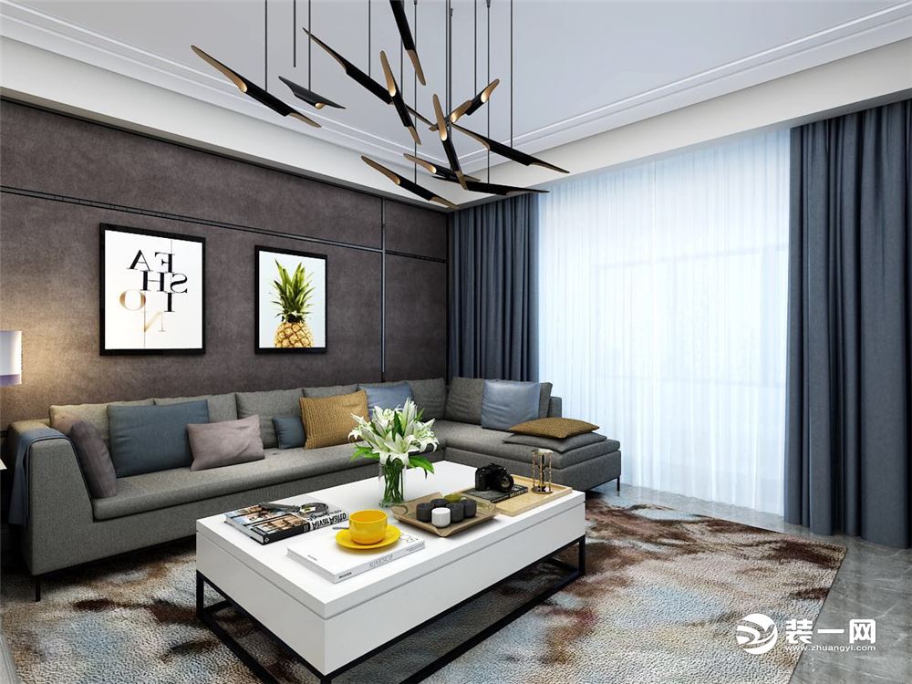 青岛极简风装修小户型,青岛190平装修现代风