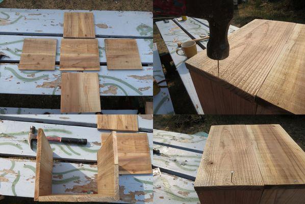 装修剩下的板材边角料千万别扔！老公把它做成储物凳，赚大发了！