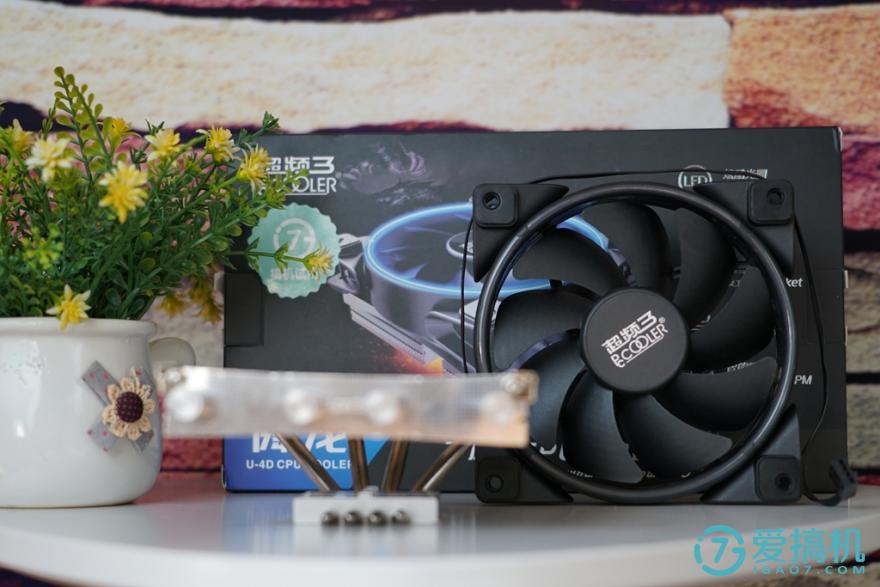 超频三下压式散热器测试,散热效果好