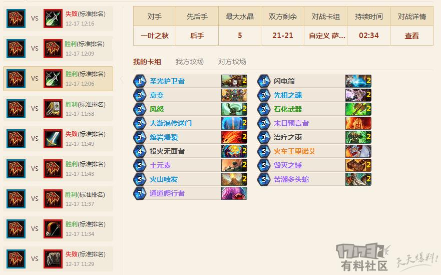 黑科技斩杀卡组,增强萨满风怒最佳方法