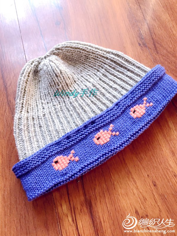 紫陌丁香钩针小鱼花帽子全教程,小鱼帽子的钩织视频教程