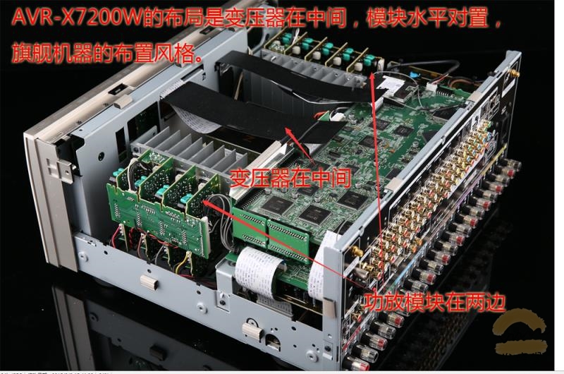 天龙AVR-X6400H和马兰士SR6012拆解！谈两台相差一万的AV功放区别