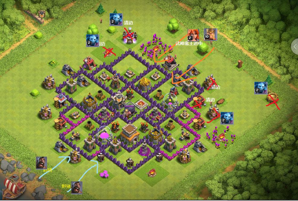 部落战6本打七本怎么配兵,9本部落冲突配兵大全