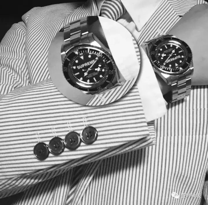 劳力士supreme同名款,劳力士联名supreme迪通拿