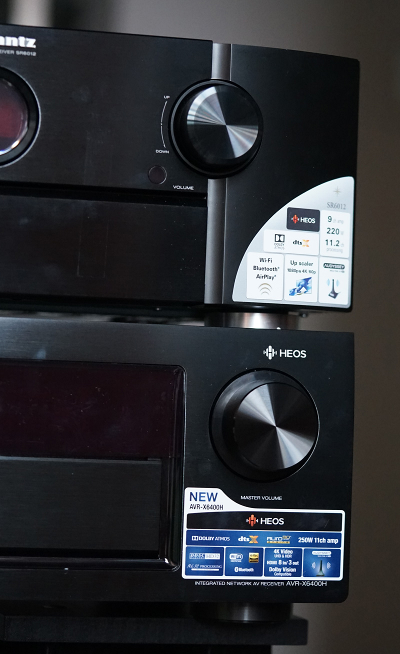 天龙AVR-X6400H和马兰士SR6012拆解！谈两台相差一万的AV功放区别