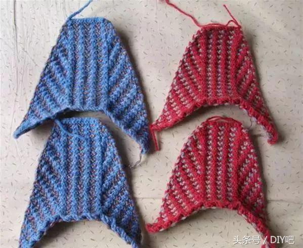 毛线拖鞋的鞋面用棒针怎么起针,儿童棒针毛线拖鞋教程完整版