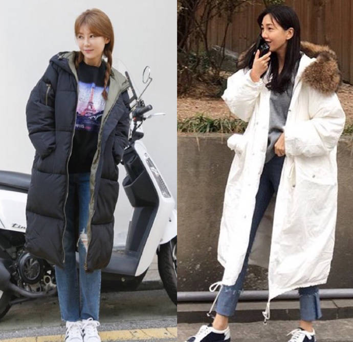 韩国棉服冬天霸气洋气的穿搭,冬天棉服时尚穿搭高冷