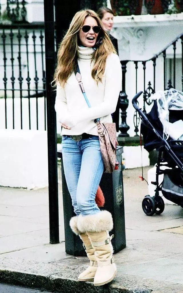 ugg穿搭很潮却很土,谁说穿oversize的就没有好身材