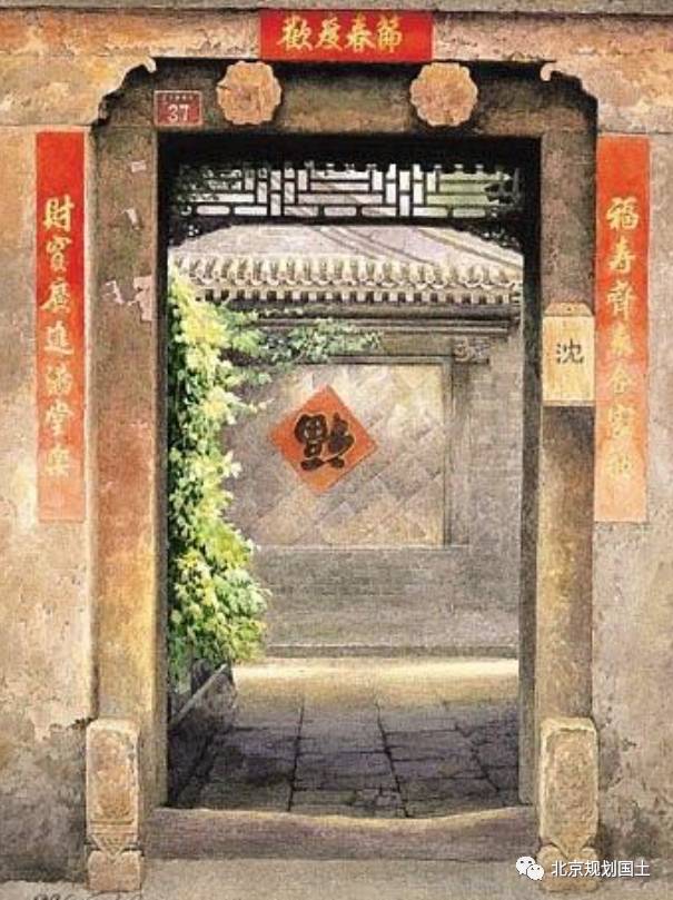 北京四合院和一般的院子区别,北京四合院院子景观效果图