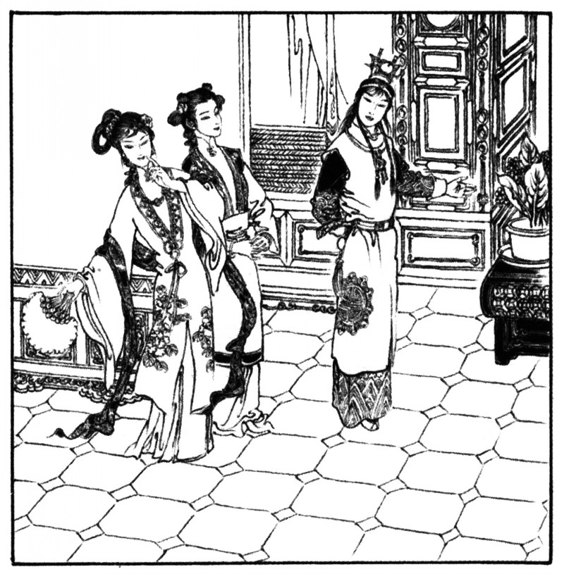 项维仁人物线描画稿,项维仁线描仕女新作集萃