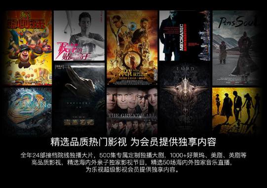 乐视影视超级会员更新,乐视超级影视会员卡介绍