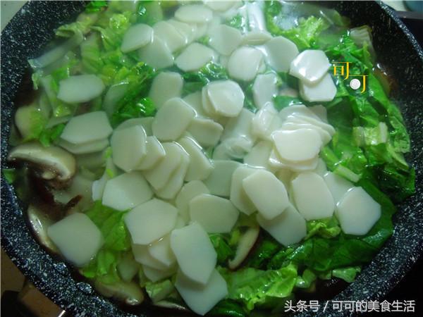 简单的年糕汤,没有配菜的年糕做法