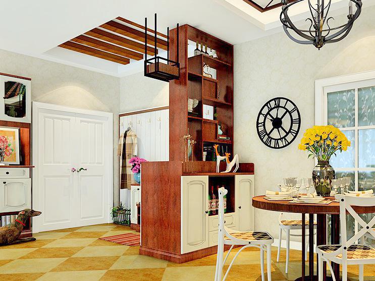 家庭客厅与餐厅隔断,客厅和餐厅实用隔断