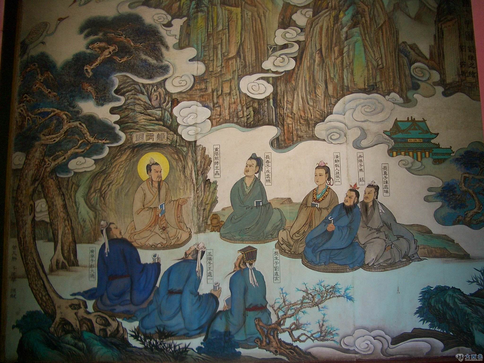 中国神仙体系和道教神仙体系,中国道教神仙谱系全图大全