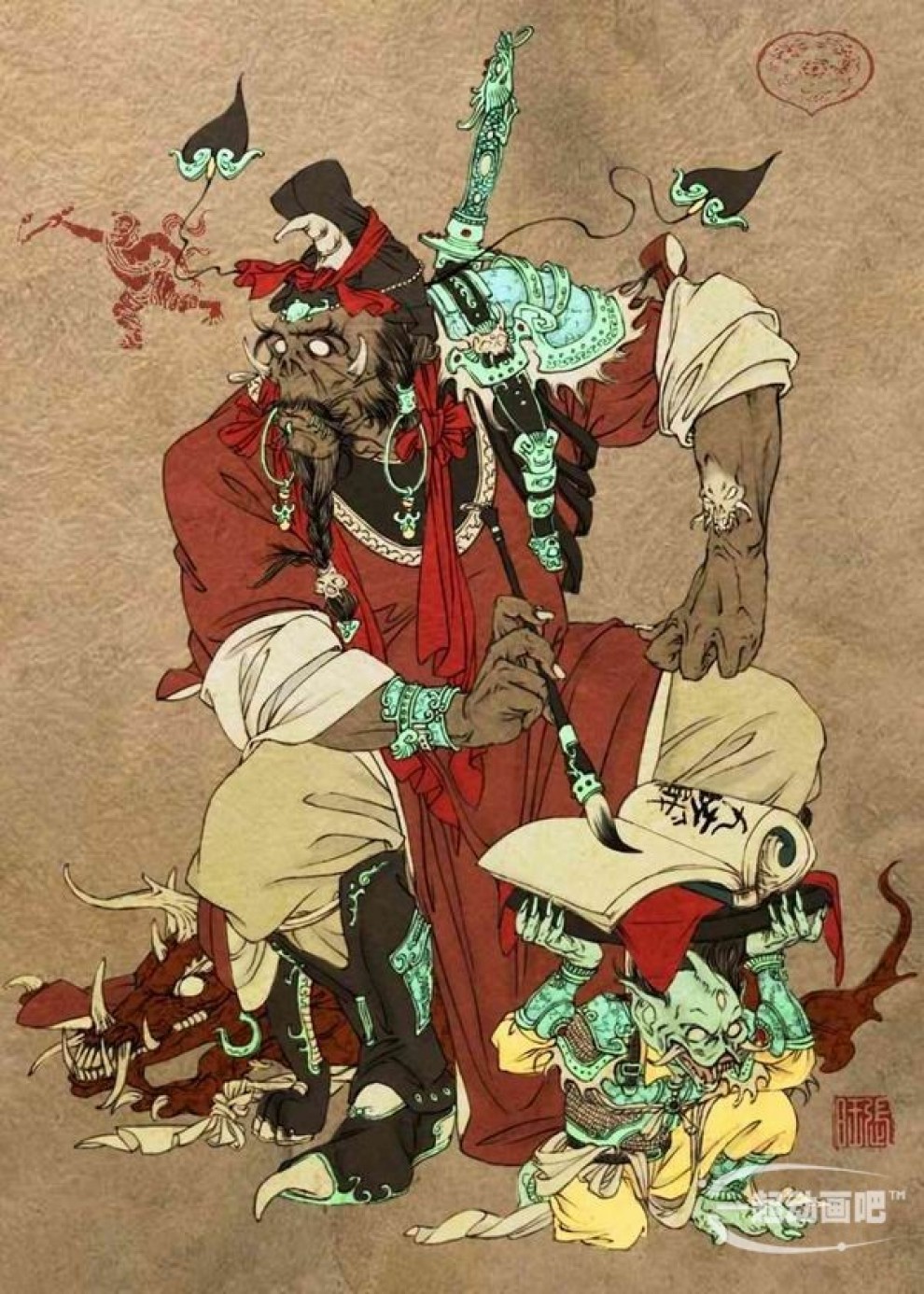 中国神仙体系和道教神仙体系,中国道教神仙谱系全图大全