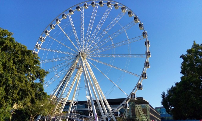 布里斯班市区游（布里斯本河、南岸公园，库萨山夜景）