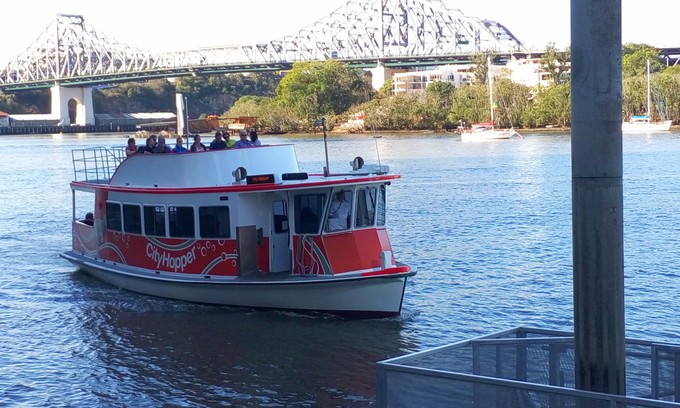 布里斯班市区游（布里斯本河、南岸公园，库萨山夜景）