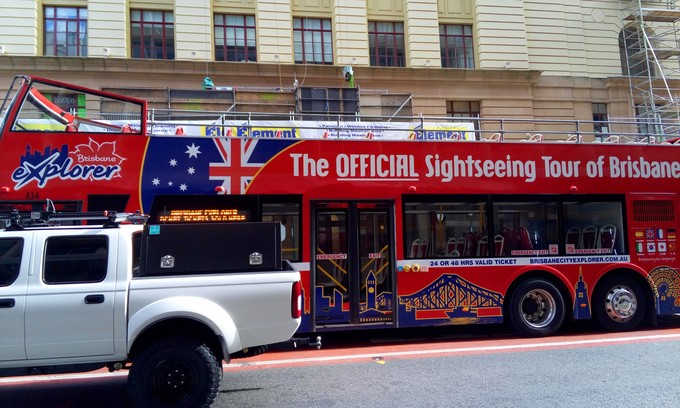布里斯班市区游（布里斯本河、南岸公园，库萨山夜景）