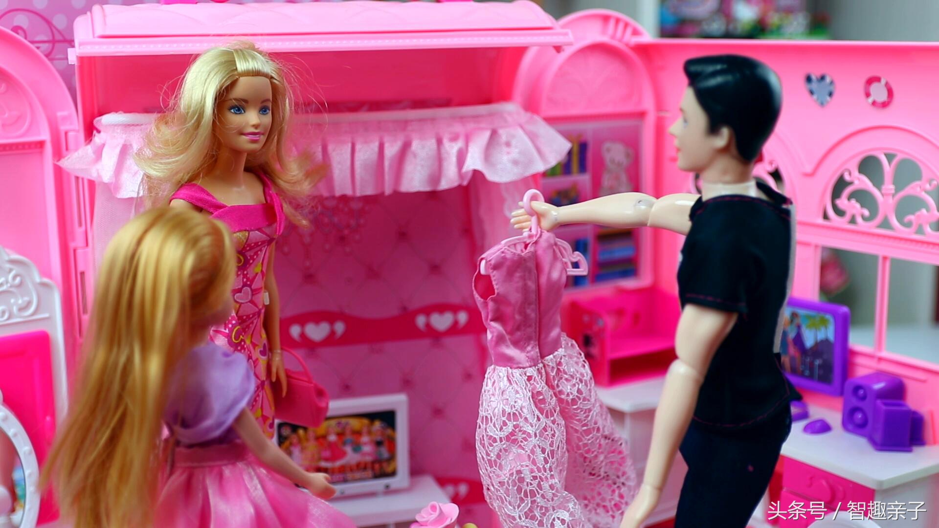 芭比娃娃玩具儿童故事,芭比娃娃故事玩具视频