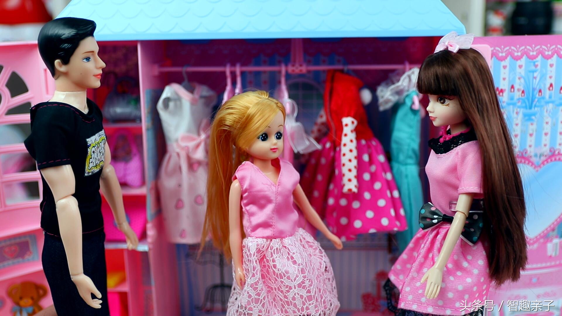 芭比娃娃玩具儿童故事,芭比娃娃故事玩具视频