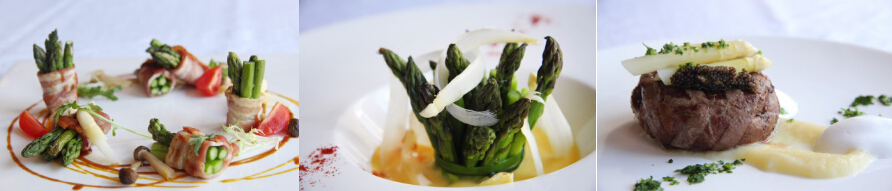 希尔顿白芦笋图片,希尔顿寻鲜之旅