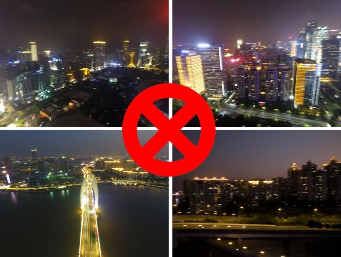 航拍夜景十大技巧,大量航拍夜景技巧和方法