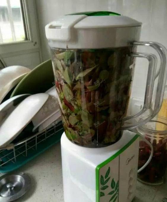 吃过这种饭么？营养价值很高！我从山上摘来树叶...