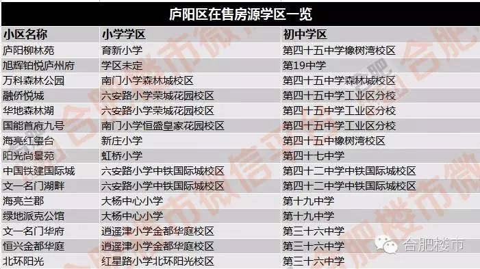 合肥2021学区房规划,合肥24年最新楼盘