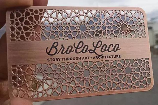 黑色金属名片,纯黄金名片