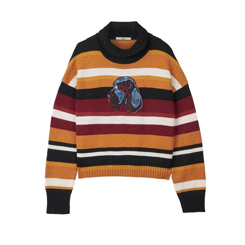 高领针织小黑裙两件怎么搭配,超长修身高领毛衣裙如何搭配