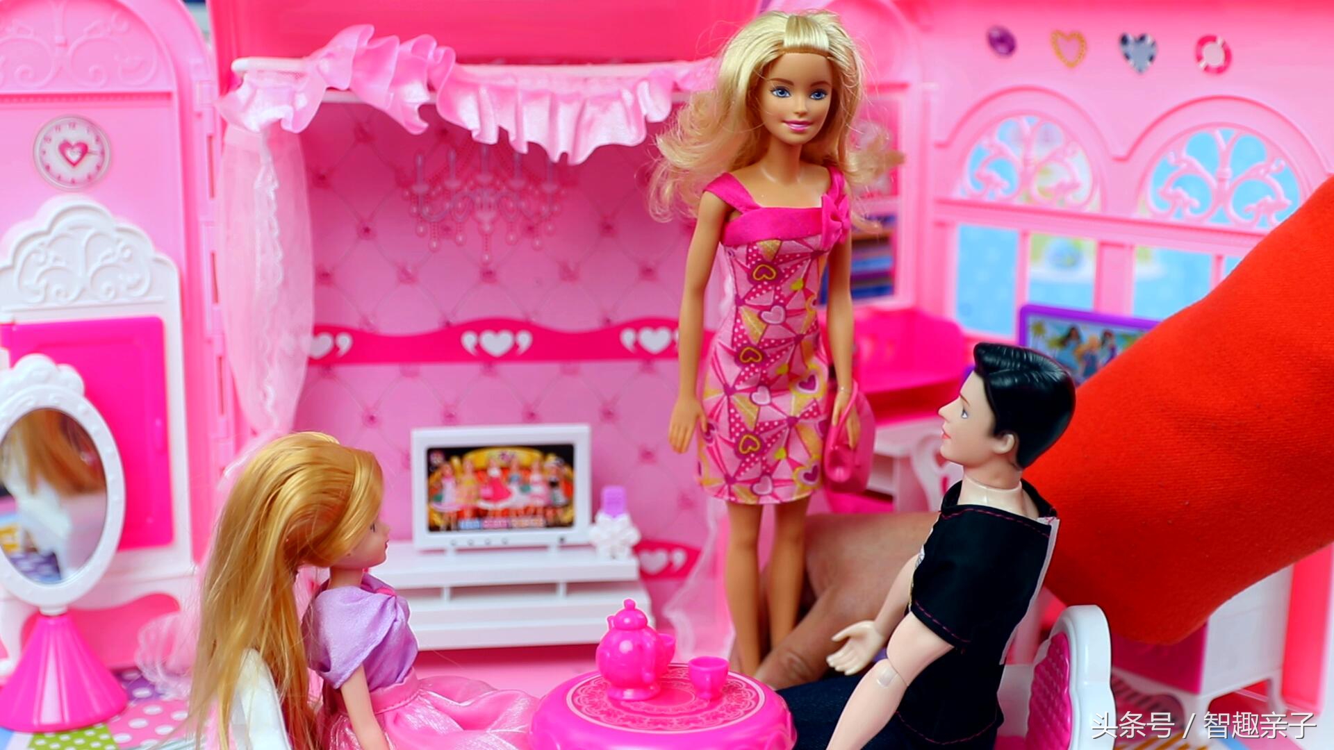 芭比娃娃玩具儿童故事,芭比娃娃故事玩具视频