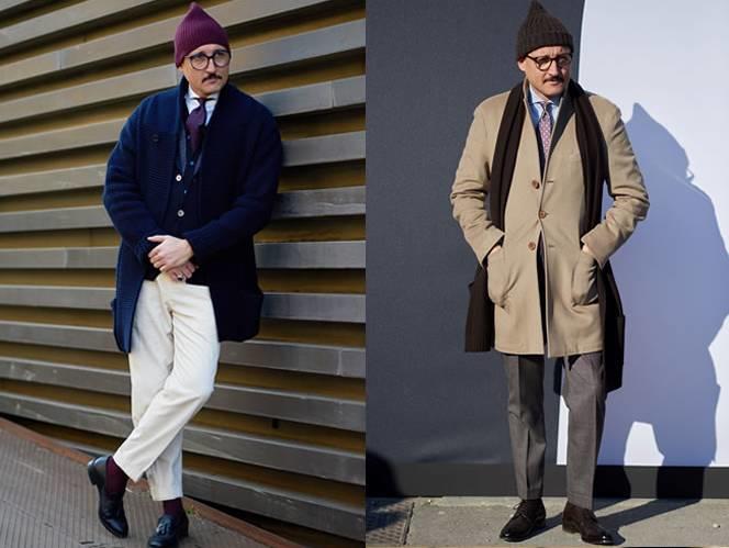 戴冬季毛线帽的正确方法,冬天保暖毛线帽护耳