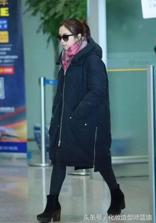 围巾发型,冬天围围巾适合什么发型