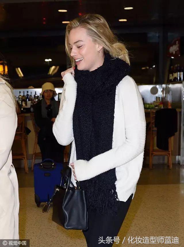 围巾发型,冬天围围巾适合什么发型