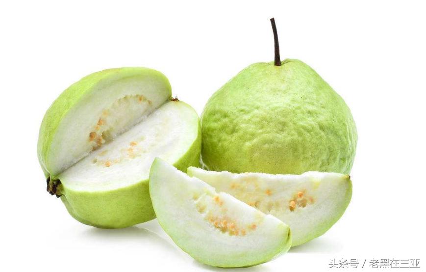 三亚水果绿心番石榴,海南人喜欢吃的水果番石榴