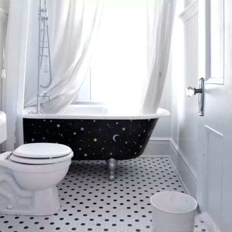 法式黑白瓷砖,奶白色瓷砖法式风格