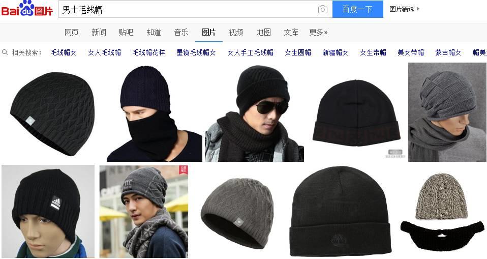 戴冬季毛线帽的正确方法,冬天保暖毛线帽护耳