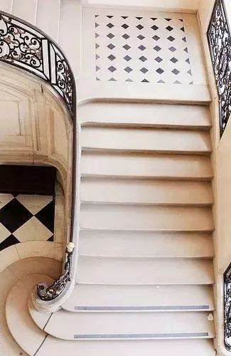 法式黑白瓷砖,奶白色瓷砖法式风格