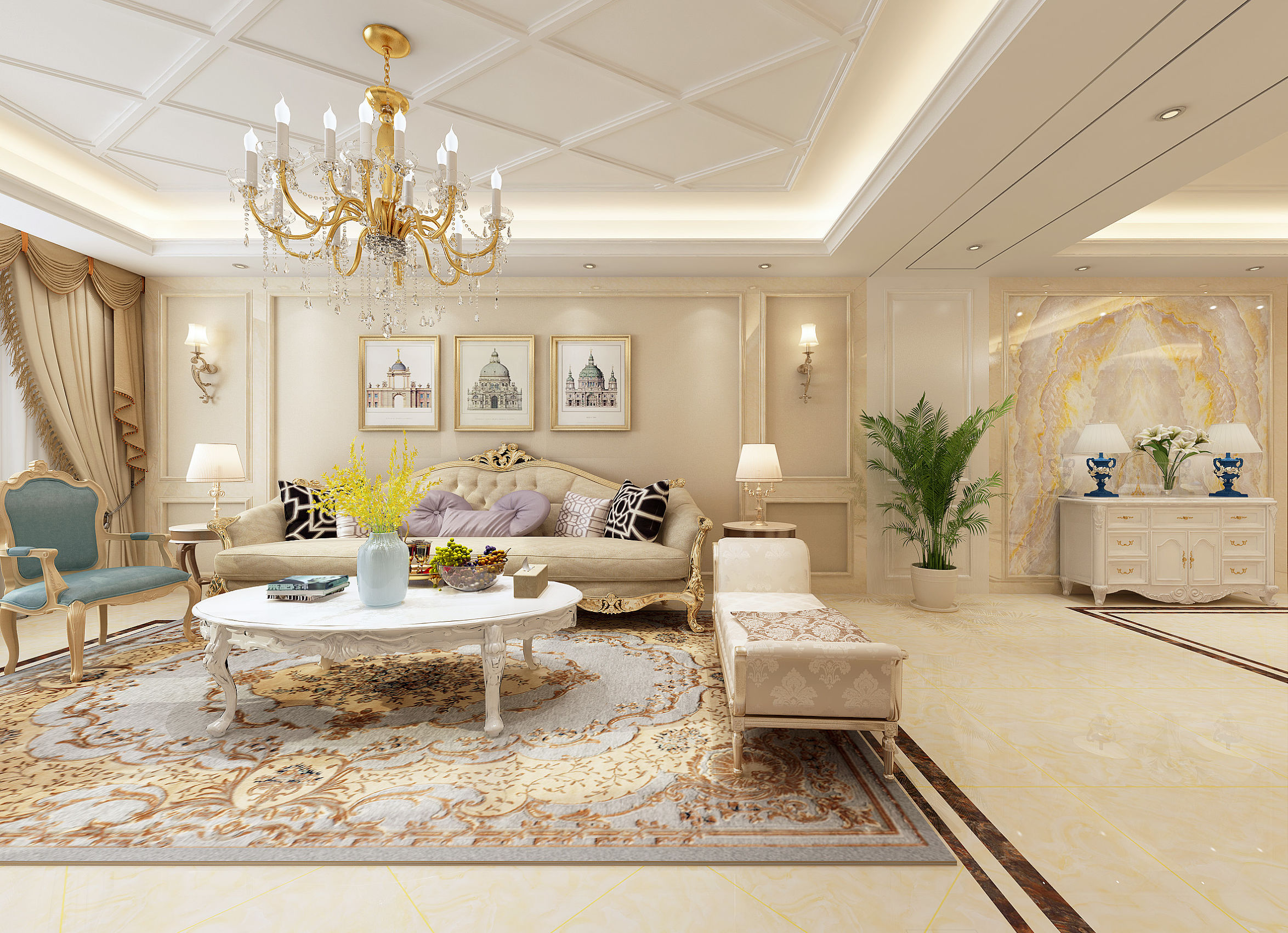 汤河铭筑114平米装修效果图,汤河铭筑199平装修