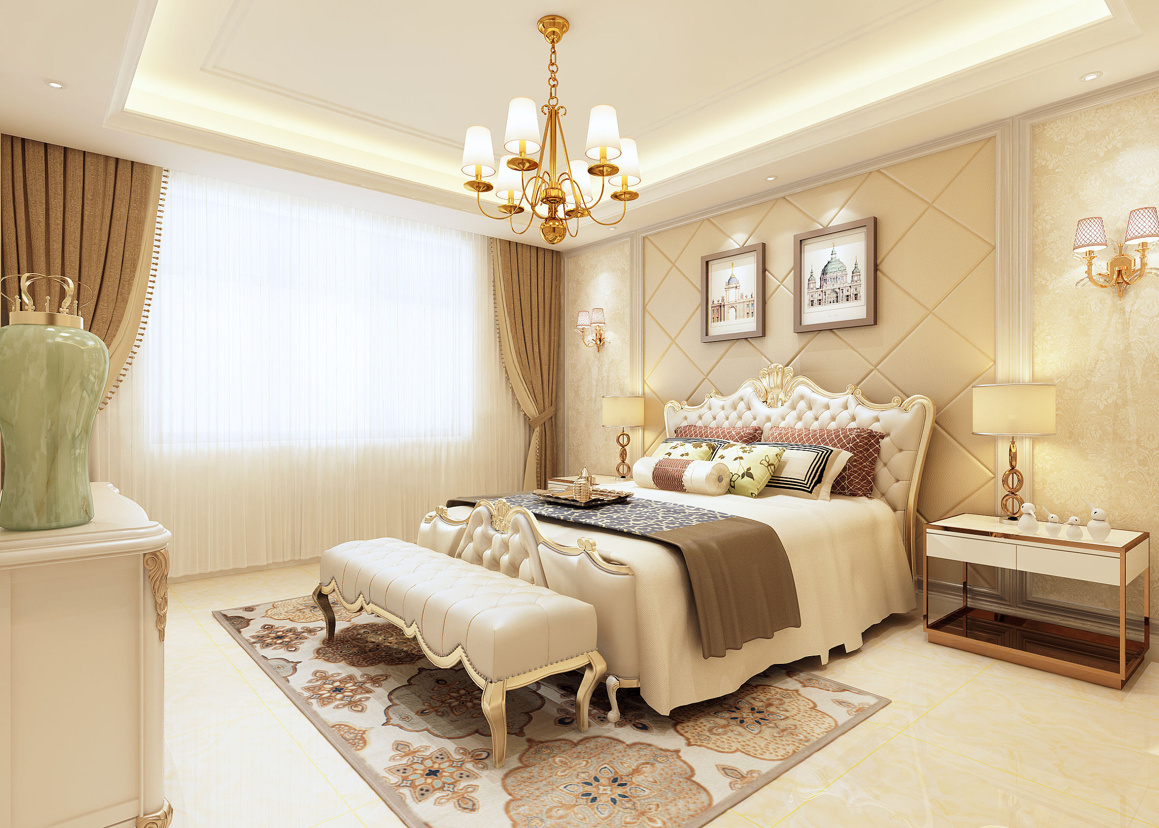 汤河铭筑114平米装修效果图,汤河铭筑199平装修